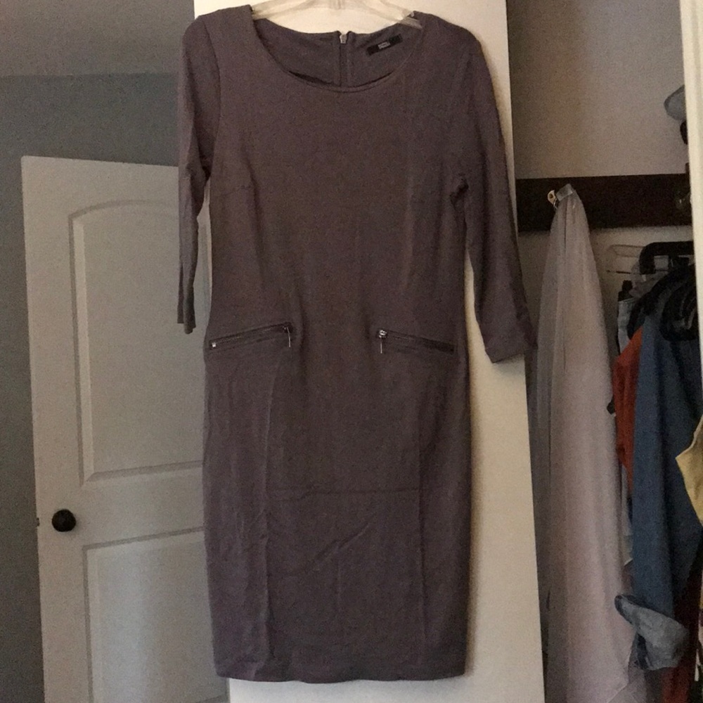 Fitted dress.
